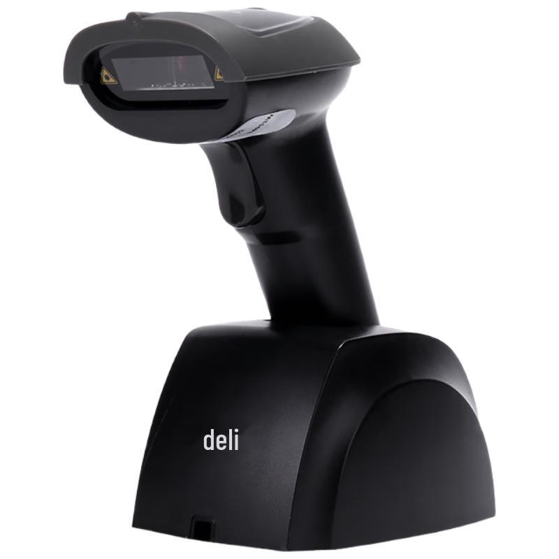 

Deli Wireless 1D Laser Barcode Scanner with Charging Base