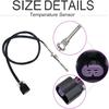Collinstie12643246 Exhaust Gas Temperature Sensor 213-4778 EGT Sensor Position 2 Compatible fit for Silverado 2500 3500 HD 2011-2016 6.6L V8 G.MC