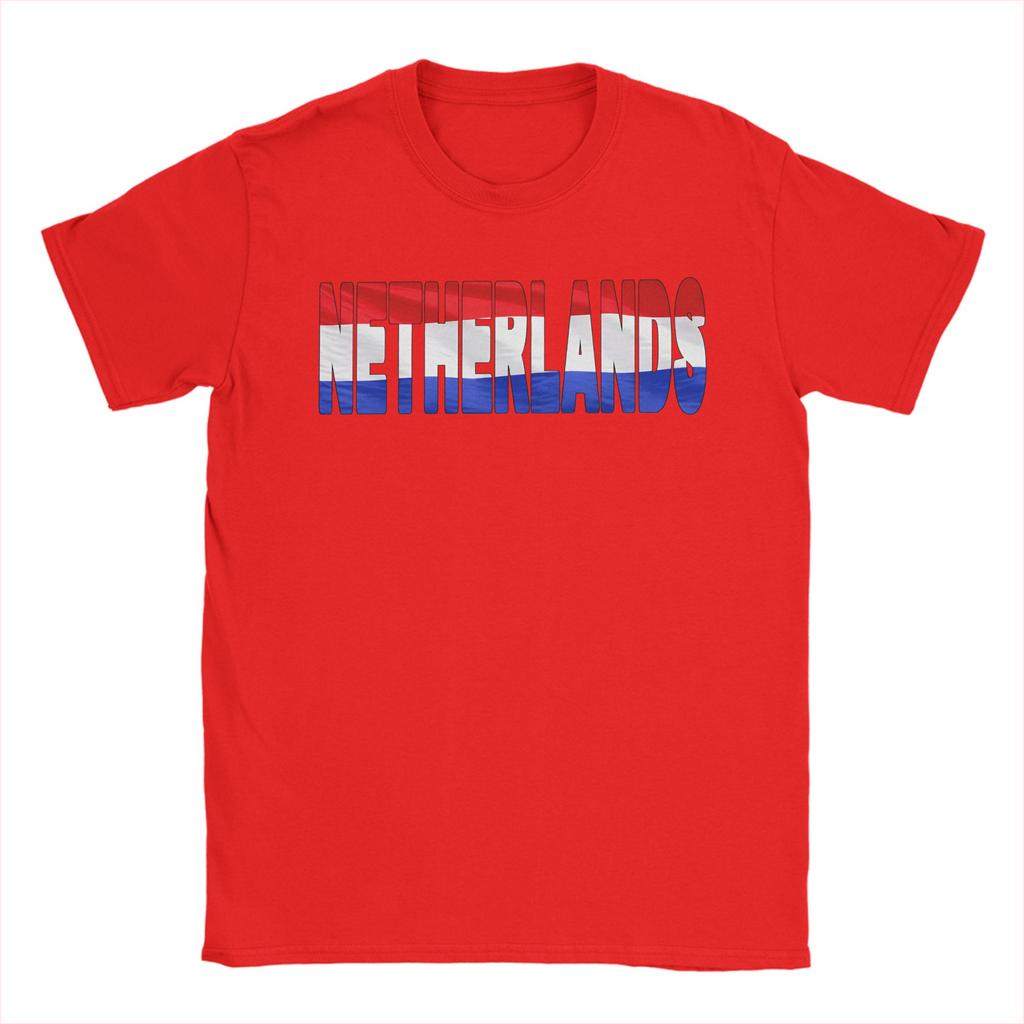 Netherlands Map TShirt Summer Cotton TShirts For Unisex Casual Tshirt Short Sleeves Awesome Clothes