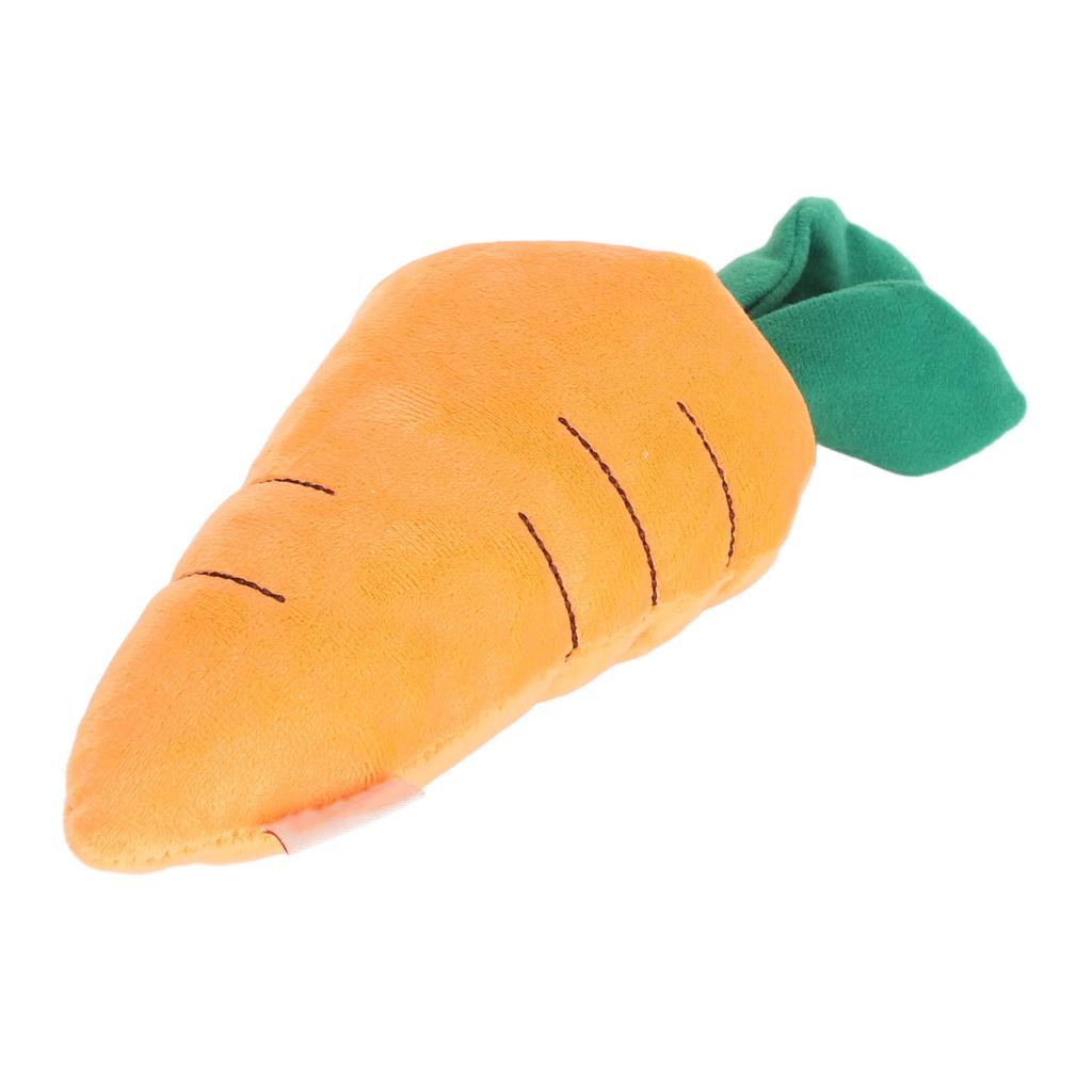 Carrot Dog Squeaky Toys Bite Resistant Relieve Anxiety Dog Squeaky Chew Toys Carrot Shaped Dog Toy for Playing