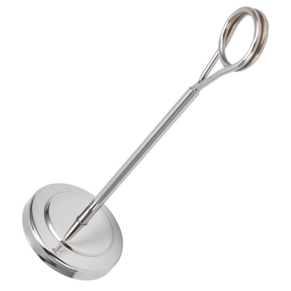 Weighted Non-Slip Base Table Number Holder Stainless Steel Photo Stands Birthday Wedding Party
