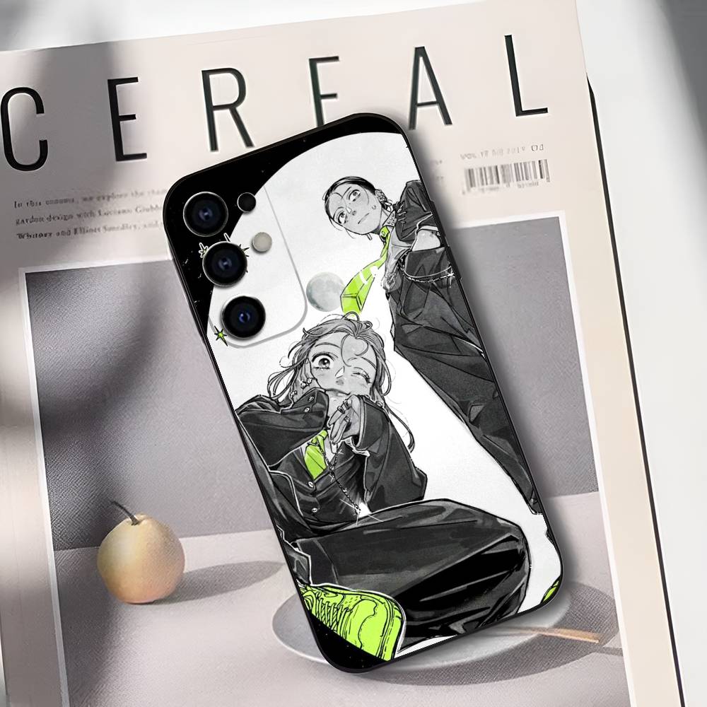 A-Aya Osawa Mitsuki Koga MitsuAya Soft Black Phone Case for Samsung S25/S24/S21/S22/S23/S30/Ultra/S20/Plus/Fe/Lite