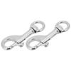 2 Pcs Stainless Steel Diving Snap Hook 68mm Single Ended Snap Swivel Eye Snap Hook  Key Chain