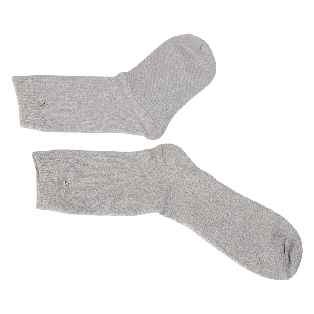 1 Pair Conductive Socks Compatible Pain Treatment Elastic Electrode Socks Massage Socks for Poor Circulation Arthritis