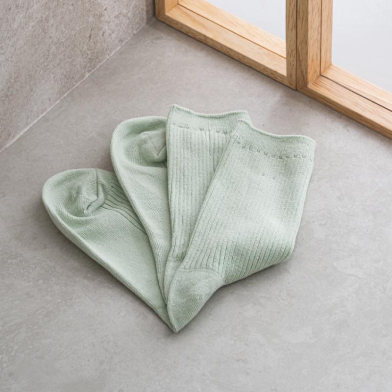 Monfoot Women S Ribbed Long Neck SockS Green