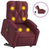 Vidaxl Lift-Up Massage Chair, Electric, Reclining, Red