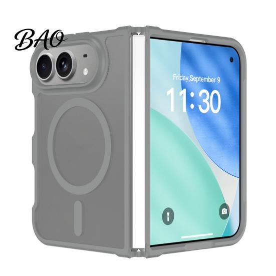 Protective Accessory for 2026 Phones Magnetic Matte Phone Case iPhone New, Full Hinge Anti Oxidation Material Cover Protection, Not Yellowing