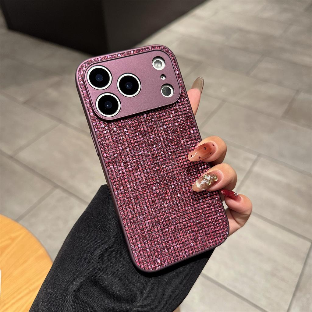 Carcasă Estetică cu Paiete Cer Înstelat și Diamante pentru iPhone 17 Air 16 E 15 14 Plus 13 12 11 Pro X R S Max Husa Strălucitoare cu Strass