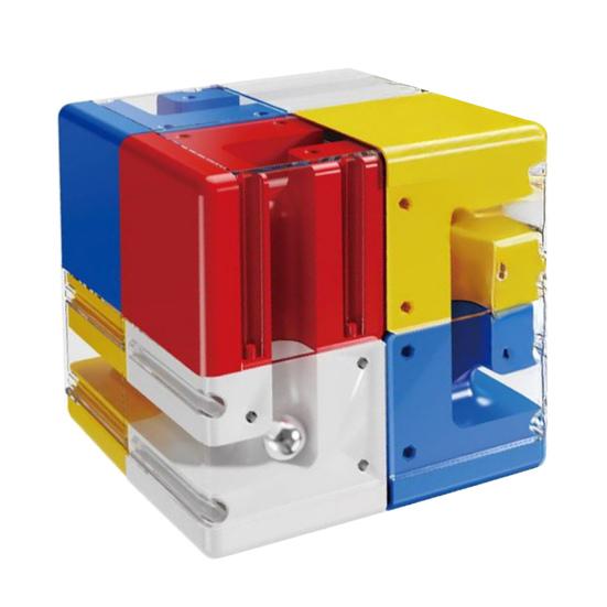 3D Puzzle Maze Ball Stress Relief Brain Teaser Handheld Rolling Ball Maze Kids Spatial Recognition Logical Thinking Training Bead Maze Challenge Game