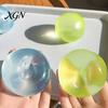 Emotional Release Toy 2/4/6Pcs Clear Coconut Oil Squeeze Ball Anxiety Relief Shapeable Stress Office Desk Soft Stretchy DIY Moldable