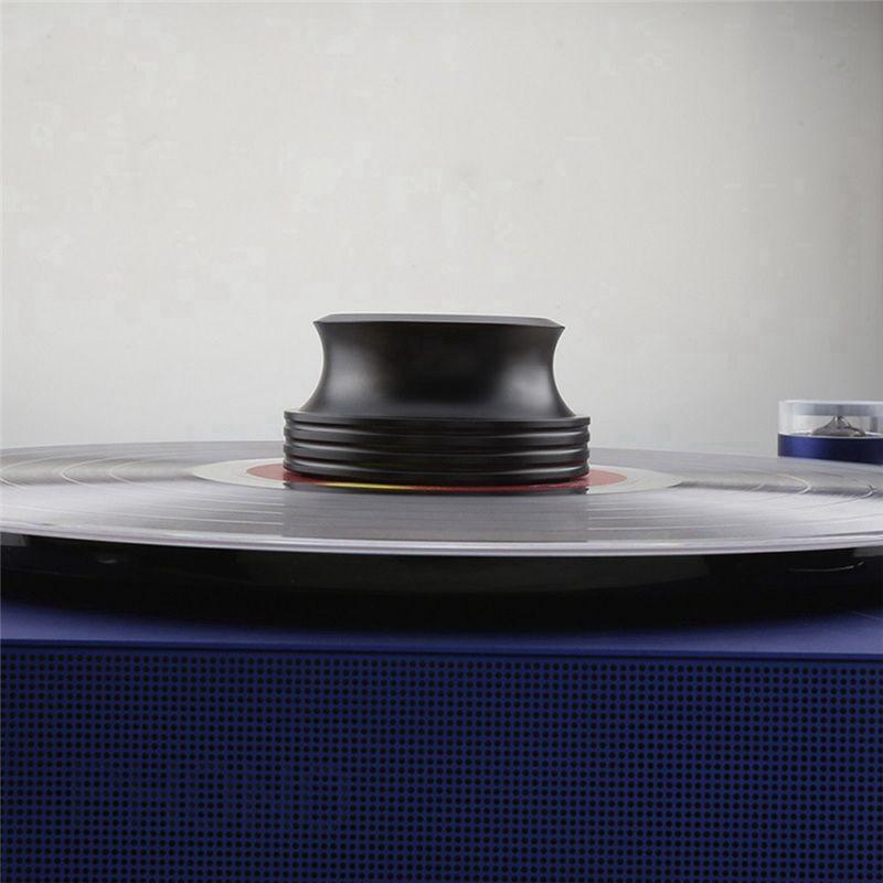 Good-LP Vinyl Turntable Disc Stabilizer Record Weight Metal Silver,Aluminum Record Weight Vinyl Record Stabilizer Durable Easy T