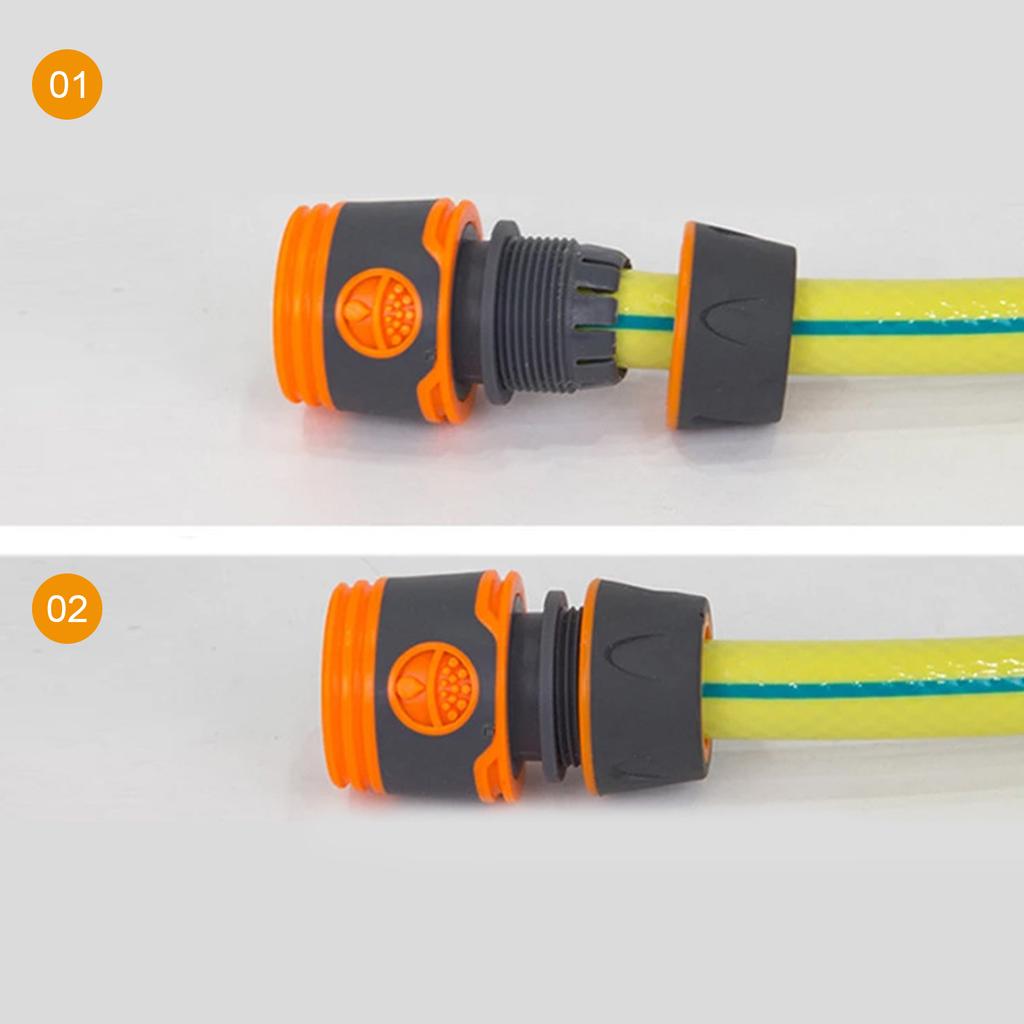 1/2 Inch Hose Quick Connector Leak Proof Designs Hose Coupler for Efficient Water Management in Gardens & Job Sites