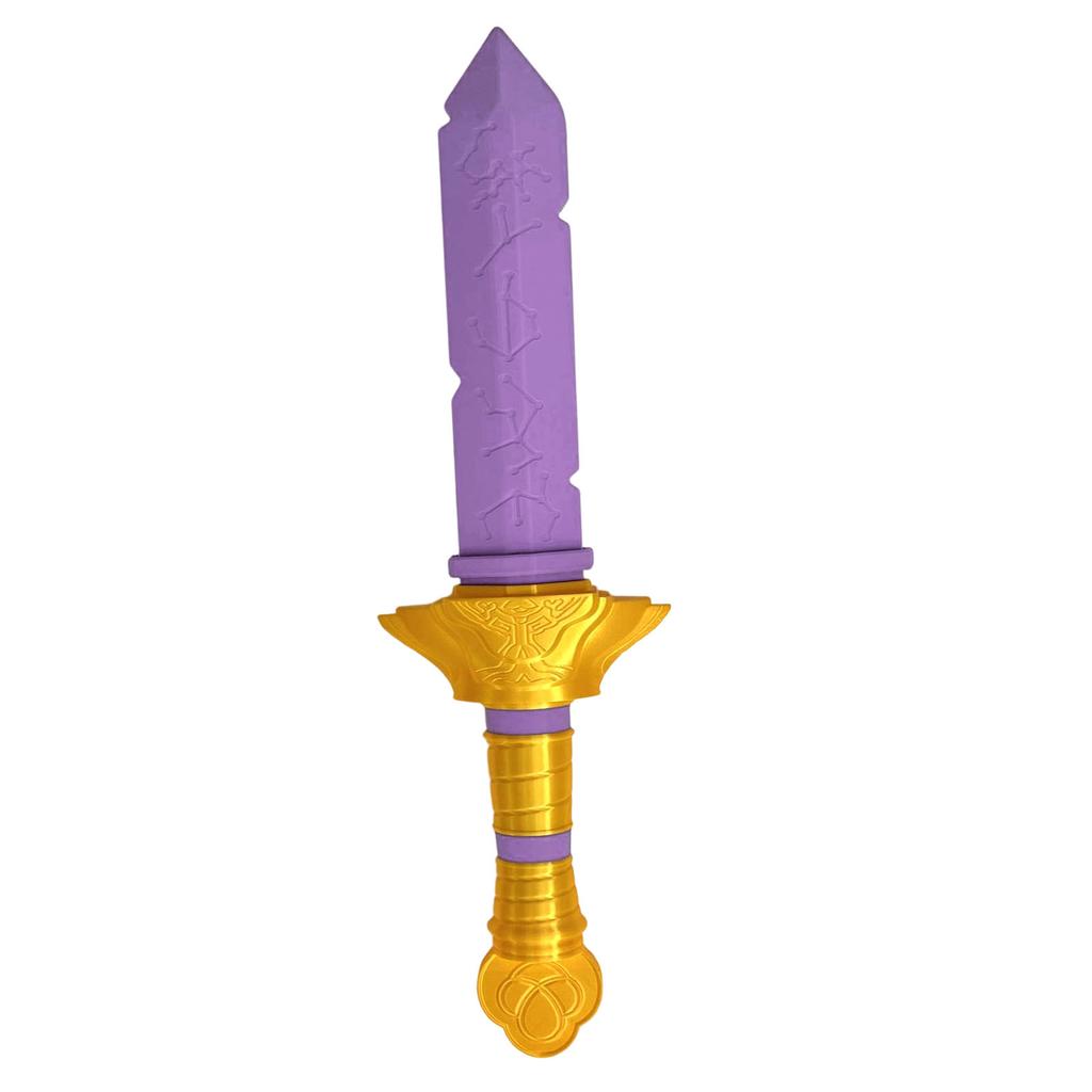 Short Sword Prop Lightweight Realistic PLA 3D Printed Short Sword for Cosplay Costume Accessory