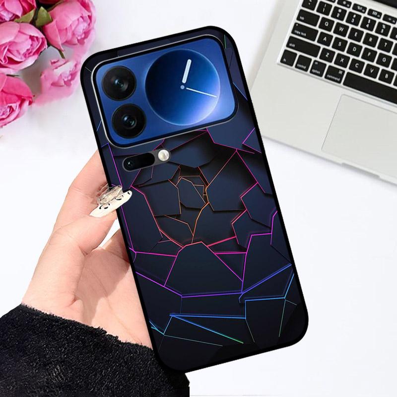 Silikonhülle für Xiaomi 17Pro/17 Pro Max Stoßfeste Handy-Rückseite Niedliche Bemalte Fundas für Xiaomi17 Pro Max Weiche TPU-Schale