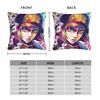 Jojo Steel Ball Run Pillow Cover  Soft Cushion Cover Kawaii Pillow Case For Sofa Couch Bed Living Room