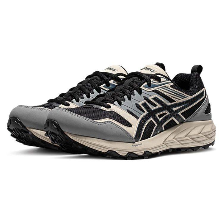 Asics Gel-Sonoma CN Cushioning Durable Breathable Rebound Low-Top Running Shoes Men Running Shoes Black Gray 1011B852-001