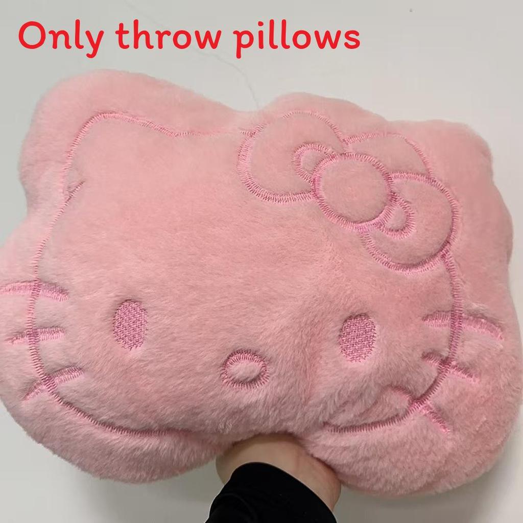 

Plush Hello Kitty Pillow With Soft Fleece Material For Bed Couch Car Carriage Decor 40cm