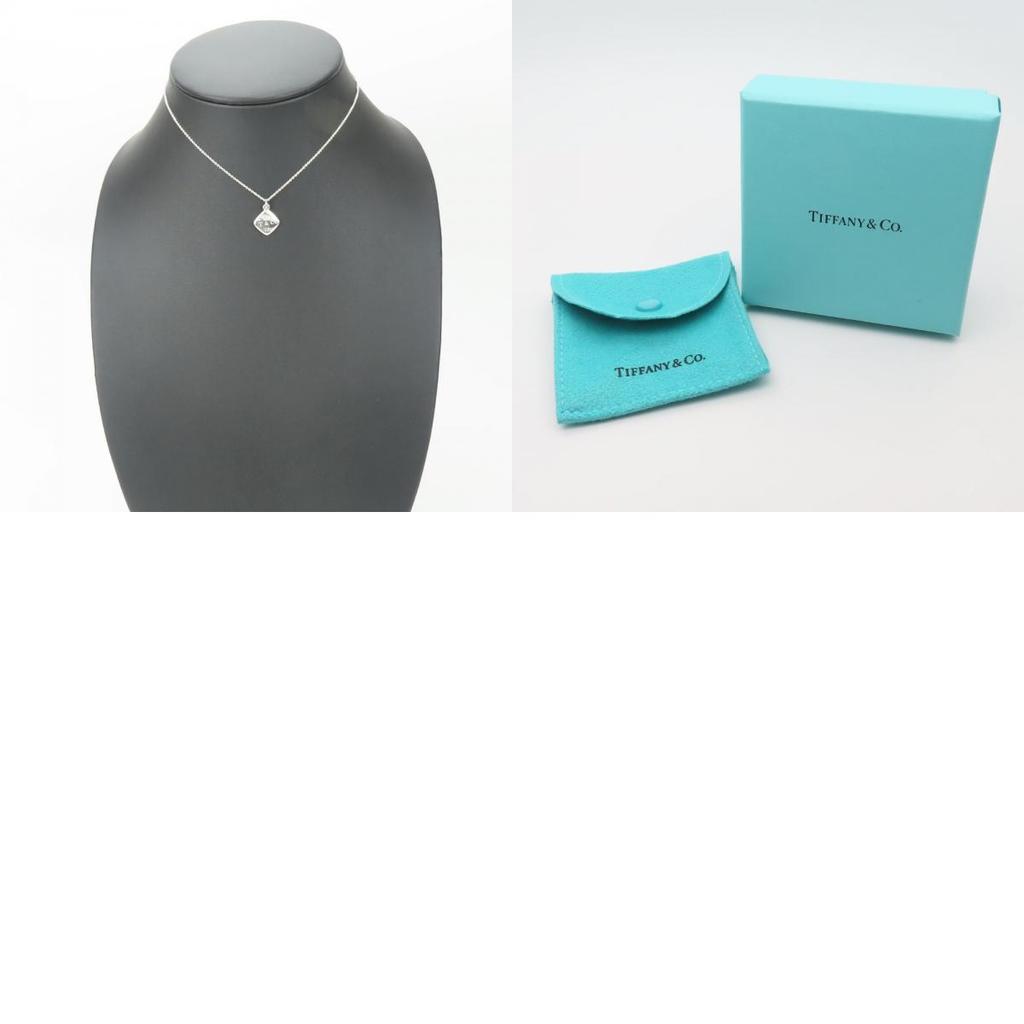 Used TIFFANY&Co. Necklace 1837 Montage Cushion Silver925 5.5g Silver Accessories