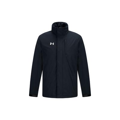 Düz Renk Logo Spor Eğitimi Dokuma Kapüşonlu Ceket Erkek Üstleri Siyah 21600409-001
