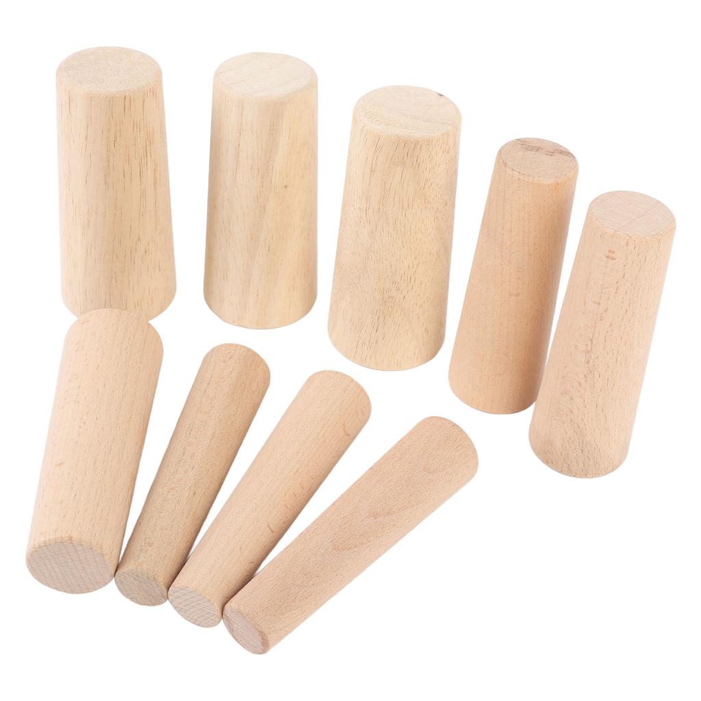 9PCS Soft Wood Plugs Marine Tapered Thru Hull Emergency Wooden Plugs Hole Plugs for Boat Ship Yacht Sailboats