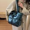 Large Capacity Underarm Bag Fashion Quilted Women Shoulder Bag Designer Space Padded Cotton Handbag Luxury Puff Shopper Tote