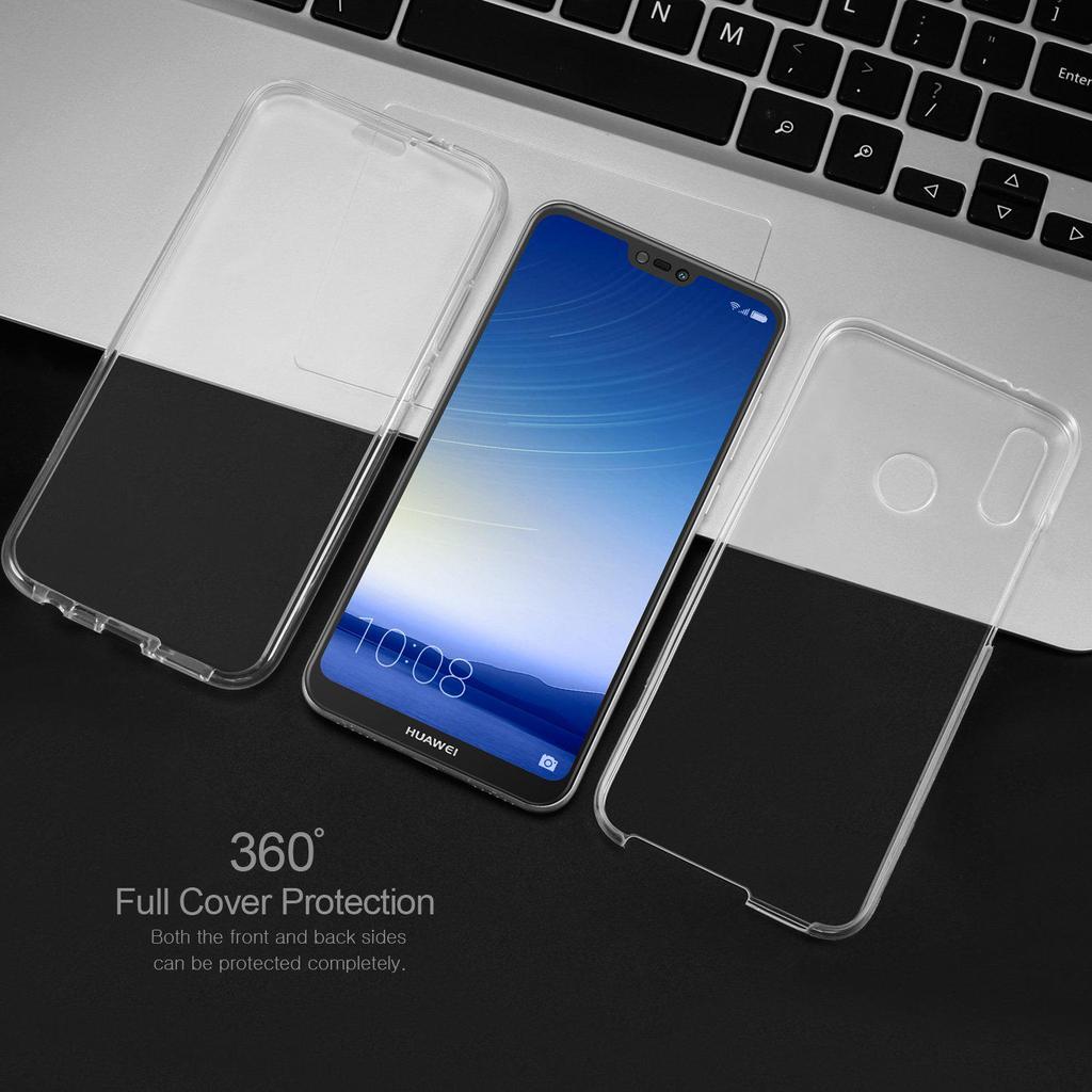 360 Doppelhülle für Huawei P30 P20 P10 Lite P Smart Y5 Y6 Y7 Y9 Mate 20 Honor 10 Lite 10i 8A Abdeckung
