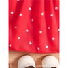 0-3 Years Old Girl Fashion Princess Dress Summer Children's Cute Heart-shaped Print Dress With Hat
