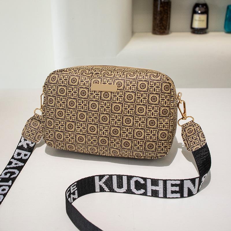 Women's Bag New Camera Bag Niche Ribbon Crossbody Camera Bag Casual Simple Small Square Bag Gift Bag