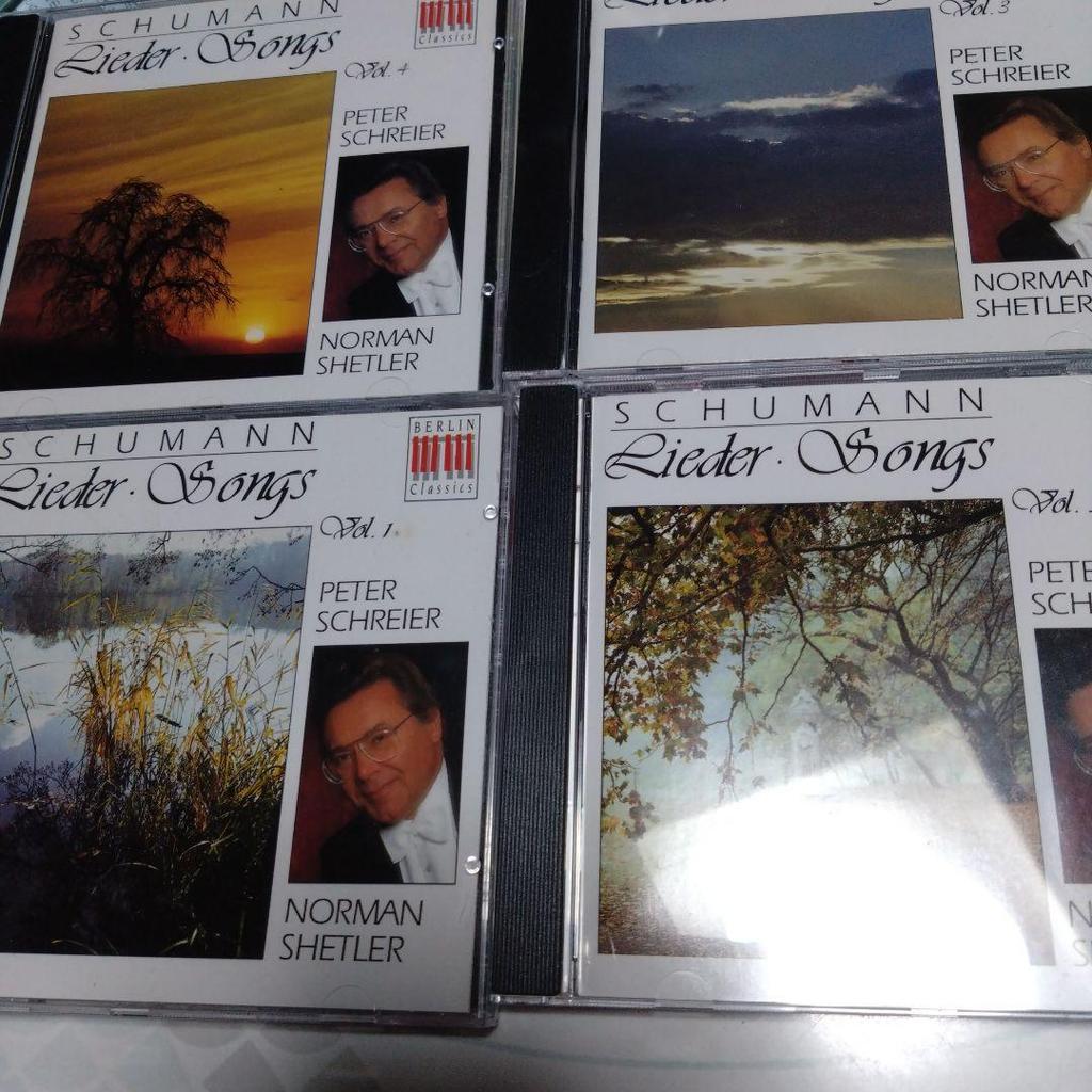 [USED] 4-disc set Peter Schreier Schumann: Song collection