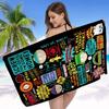 South Cartoon Parke Microfiber Beach Towel Absorbent Quick Dry Soft Yoga Swimming Resort Mountain Climbing Towel