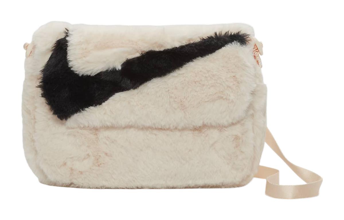 Nike Sportswear Futura 365 Faux Fur Crossbody Bag 1L Guava Ice/Guava Ice/Black FB3048-838