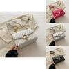 Gold Buckle Crossbody Bag For Women Summer Small Square Fashion Chain Shoulder Purse For Daily Use