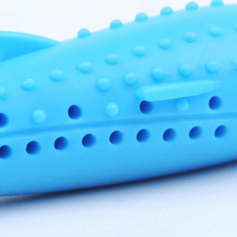 Katzenspielzeug zum Zähneputzen, Interaktiver und langlebiger Silikonfisch