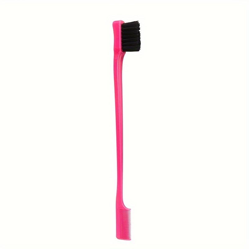 Multifunctional Double Headed Eyebrow Brush 1pc Edge Control Hair Comb Makeup Brush