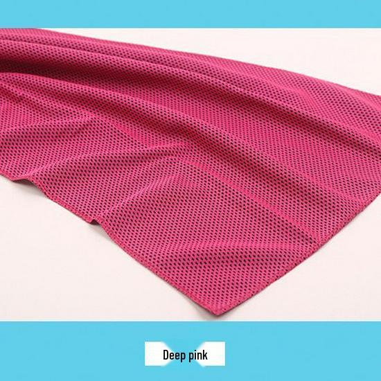 Cross-Border Cooling Sports Towel: Quick-Dry, Sun Protection, Custom Logo for Fitness, Yoga, Cycling