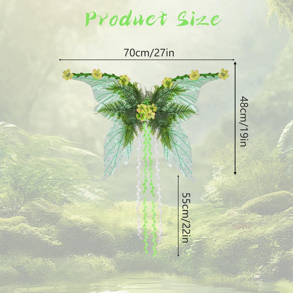 Elf Butterfly Wings Thin Cicada Wing Fairy Wing Set Holiday Party Performance Props Starry Vine
