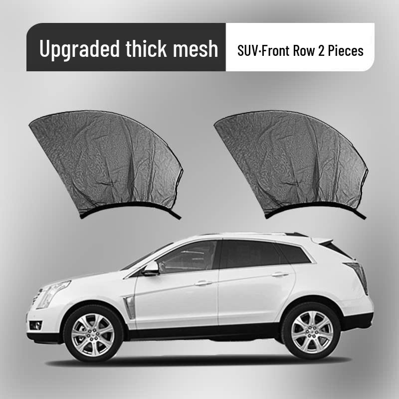 Car Mosquito Net Sunshade & Insect-Proof Privacy Curtain for Windows
