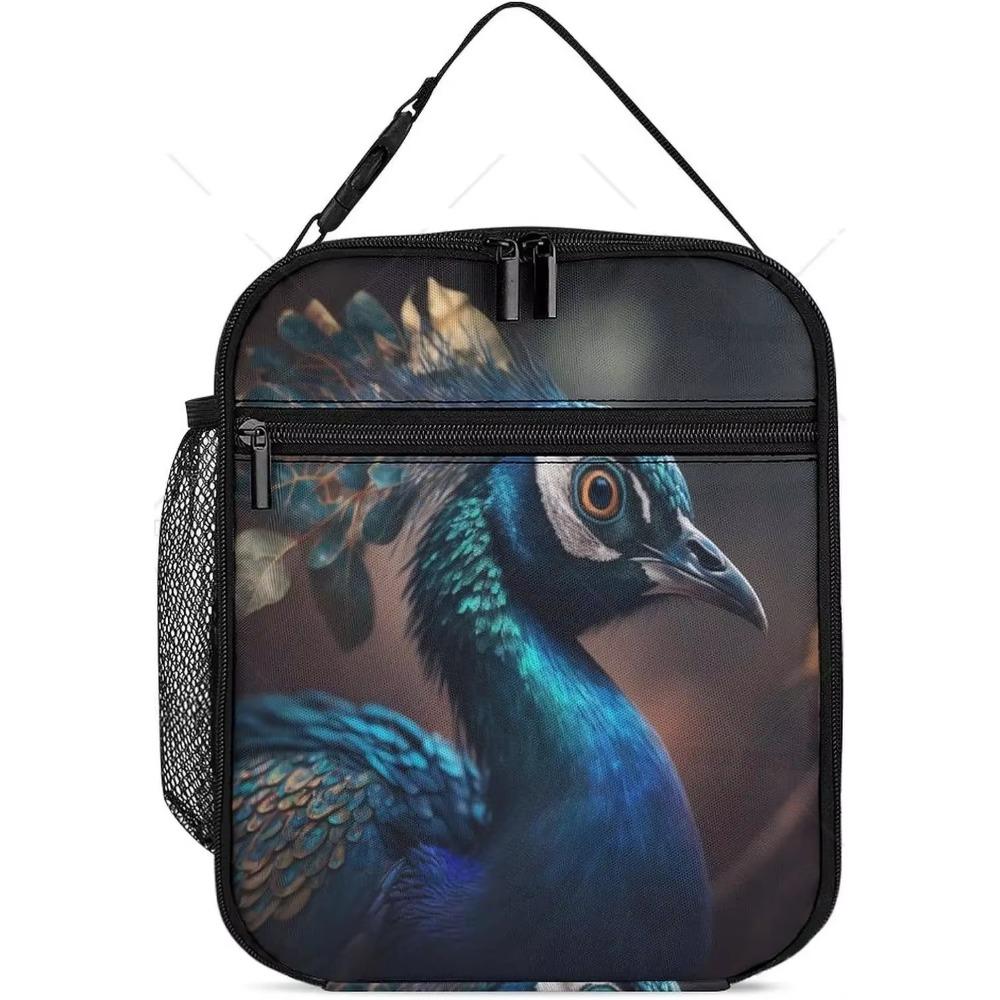 Animal Lion Cooler Insulated Lunch Bag for Women Men Adults Portable Reusable Laige Capacity Cool Bag Lunch Box for Work