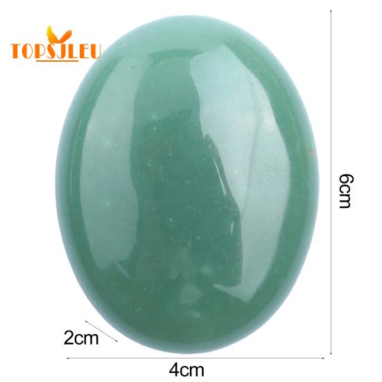 Natürlicher Heilstein, lebendige Farbe, energieausgleichender Angst- und Stressabbau, Therapie-Geschenk aus poliertem Jadestein