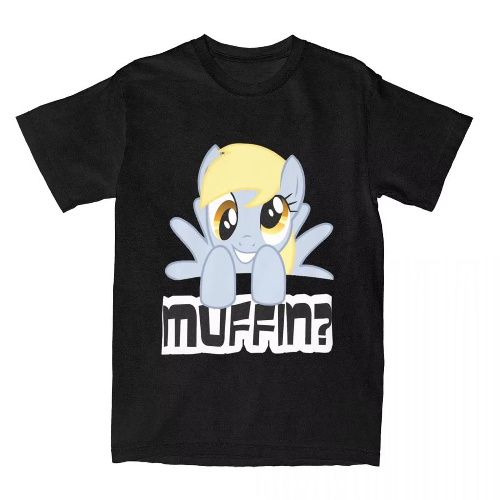 Derpy Hooves Stud Muffin Children's T-shirt 100% Cotton Hip Hop Short Sleeve Round Neck Parent Child T-shirt