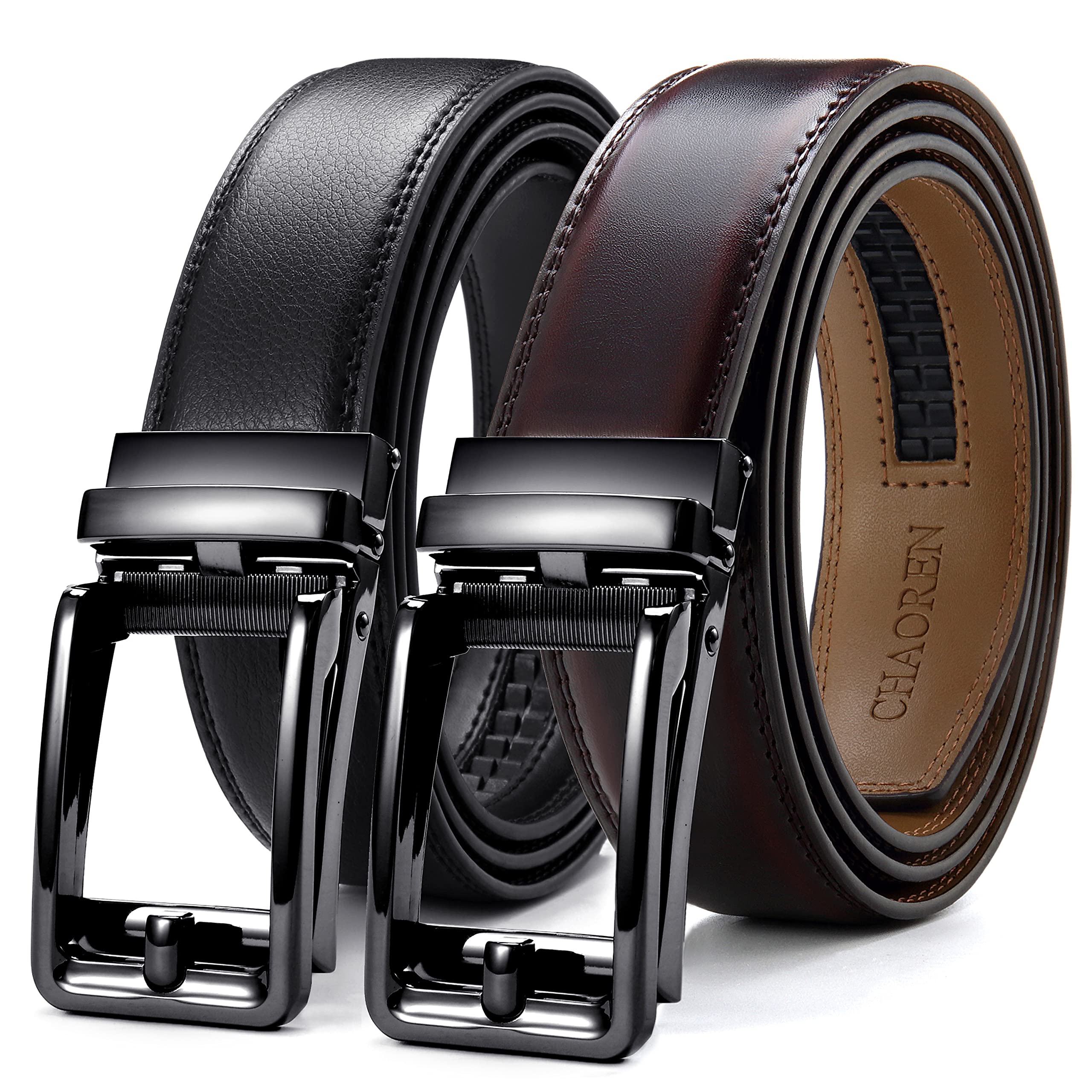 

CHAOREN Набор Business Plus Непрерывно Идеальный для Подарка с Коробкой Мужские Двухкомпонентные Ремни, Размеры, Автоматическая Блокировка, Регулируемые, Костюмы, Мужчины,