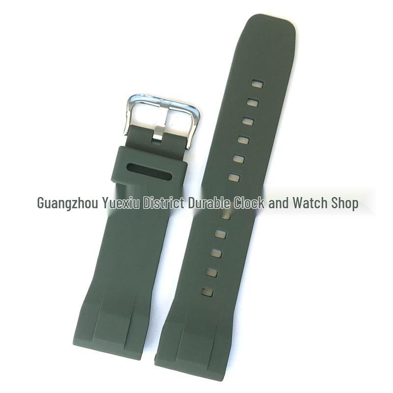 24MM Mountaineering Silicone Watch Strap for Casio PROTREK PRG650Y/600 PRW6600 GA2000