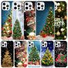 Merry Christmas Tree Snow Phone Case For IPhone 16 17 Air 16E 15 14 Plus 13 Mini 12 11 Pro Max 7 8 + SE 2020 Soft TPU Back Cover