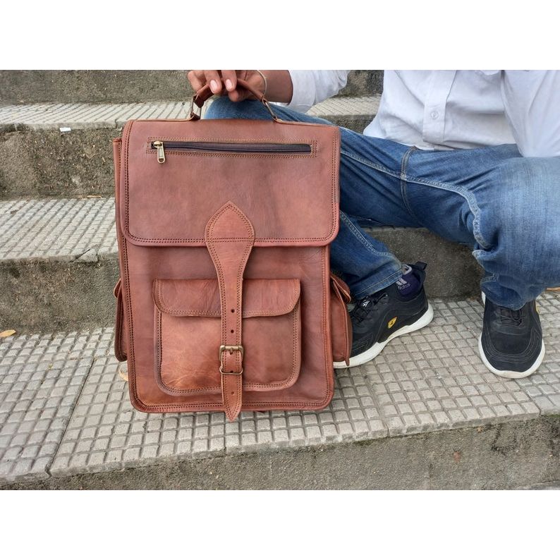 Кожаная сумка ручной работы — фото 3