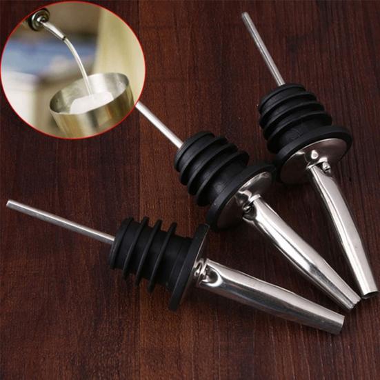 2 szt. Stal nierdzewna Korek Dozownik Wylewka Korek Do Butelki Z Alkoholem Olejem Winem
