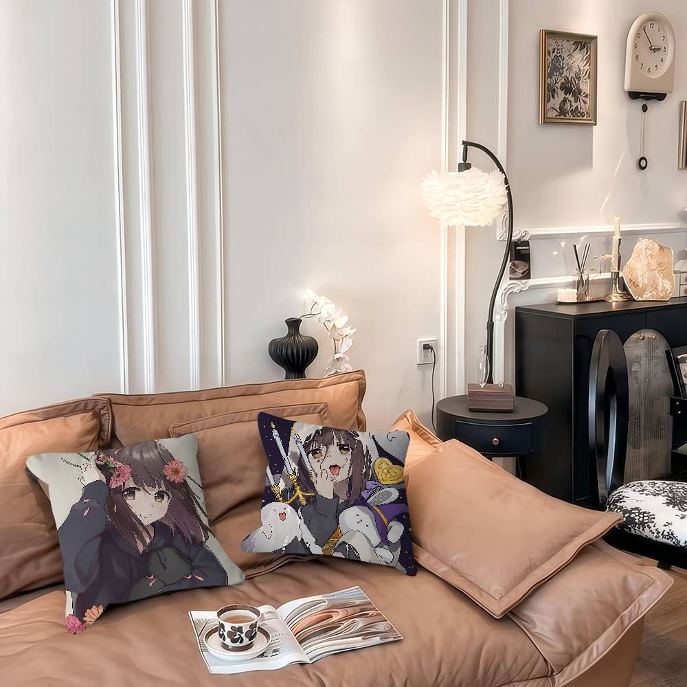 M-Menhera-chan Personalized Pillow Dust Cover Bedroom Kids Party Decoration Pillowcase Birthday Children Gift