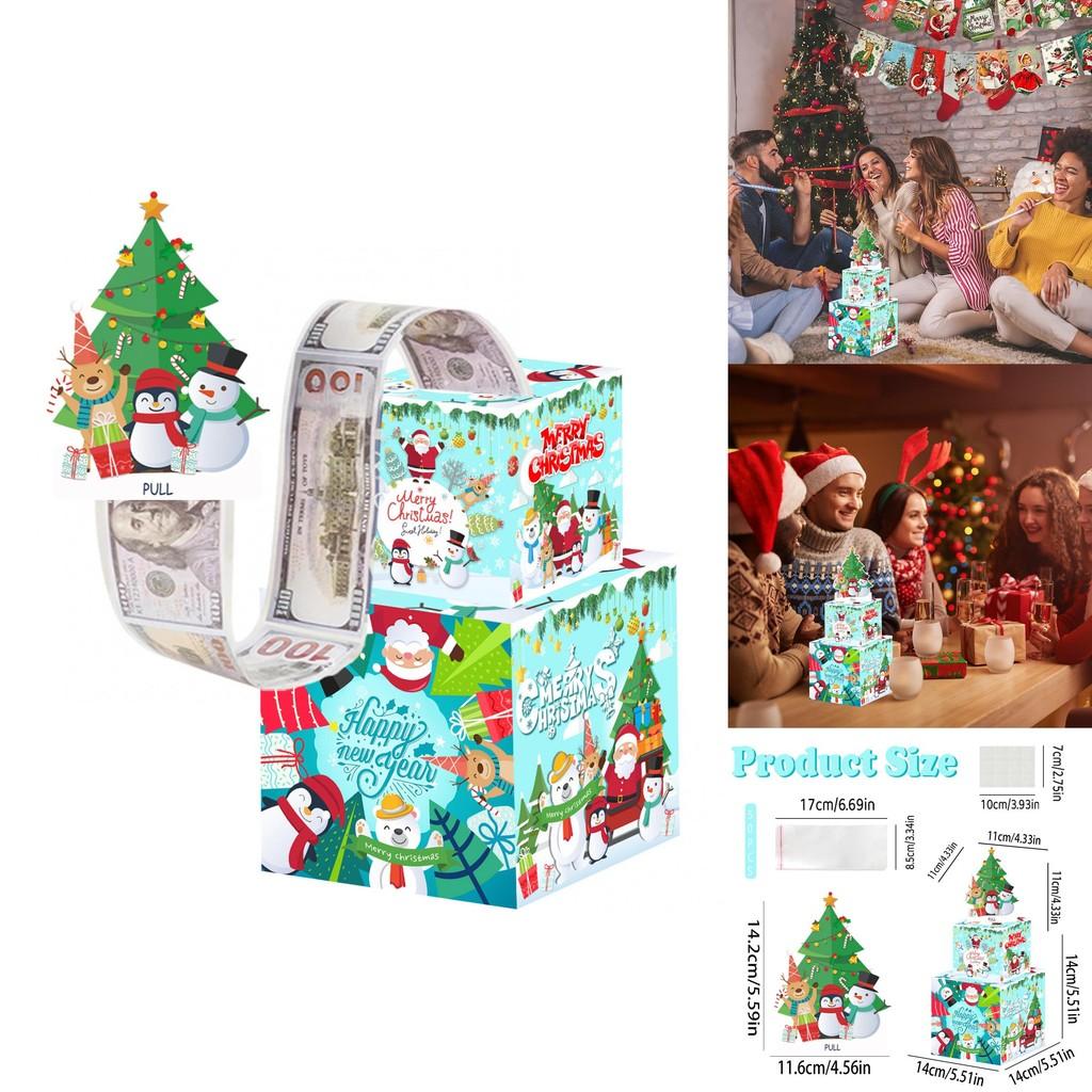 Christmas Gift Box With Cardboard Material For Holiday Party Decor And Surprises