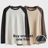 Men's Large Double-Sided Velvet Sweatshirt – Autumn/Winter Round Neck, Long-Sleeve, Casual Plus Velvet Warm Bottoming Shirt