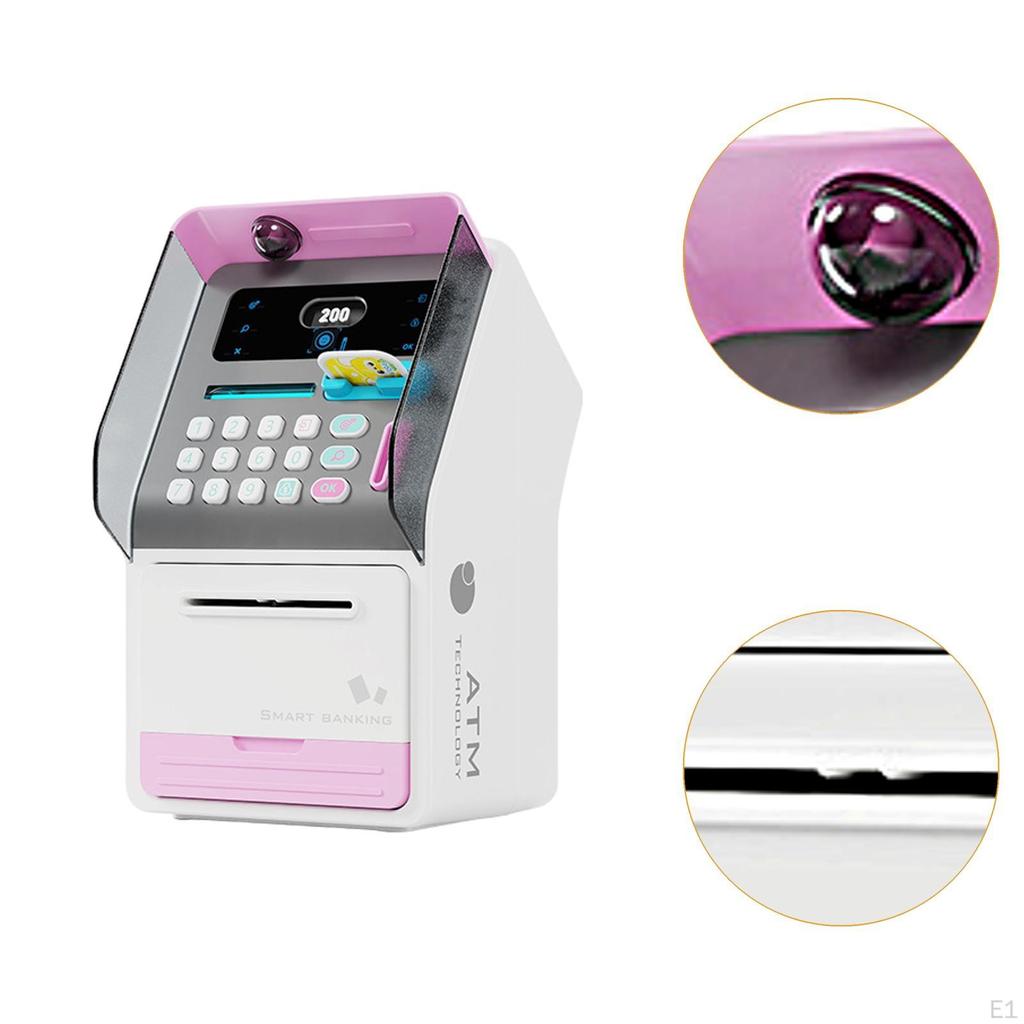 ATM Piggy Bank Auto Scroll Machine Simulation Face Recognition Children Saving Toy