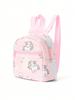 Rainbow Pu Crossbody Bag For Girls With Lightweight Design And Textured Fabric